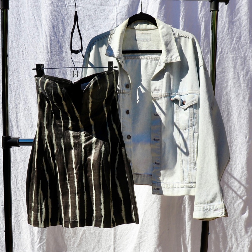 Shakuhachi leather dress